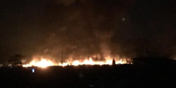 غزہ میں صہیونی جنگی طیاروں کی بمباری