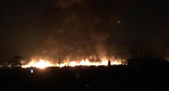 غزہ میں صہیونی جنگی طیاروں کی بمباری