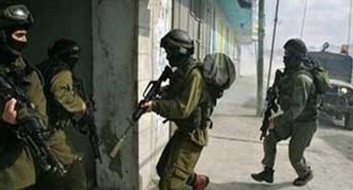 مقبوضہ فلسطین میں صہیونی فوج کا حملہ 