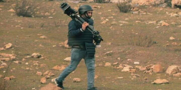 صہیونی آباد کاری کے خلاف مظاہرے میں صحافی زخمی  