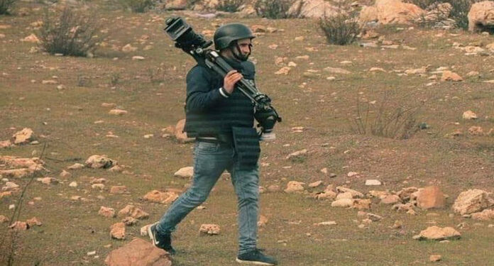 صہیونی آباد کاری کے خلاف مظاہرے میں صحافی زخمی  