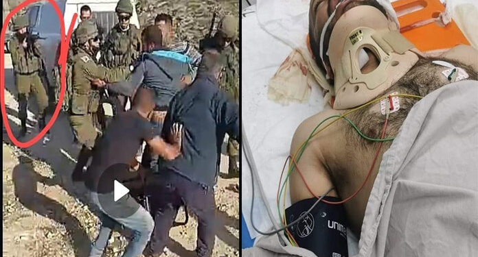 صیہونی فوج نے فلسطینی نوجوان کو دانستہ گولی مار دی