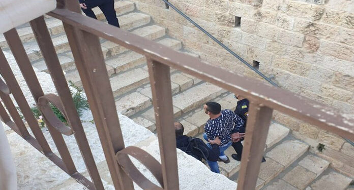 بیت المقدس : قابض فوج نے فلسطینی شہری کو گرفتار کرلیا