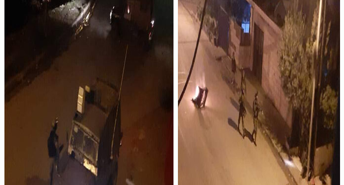 الخلیل میں قابض فوج اور فلسطینی نوجوانوں کے مابین جھڑپیں