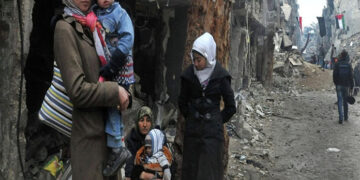 شام میں اس وقت مقیم فلسطینی پناہ گزینوں کی تعداد 557،000 سے زیادہ ہے