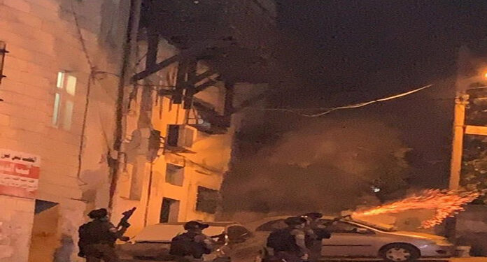 العیسویہ میں قابض فوج اور فلسطینی باشندوں کے مابین جھڑپیں