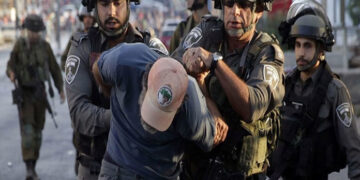 مقبوضہ فلسطین میں بے گناہ فلسطینی پر تشدد