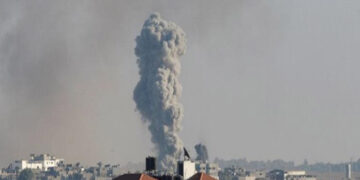 صیہونی فوج کی "غزہ” پر ایک بار پھر بمباری
