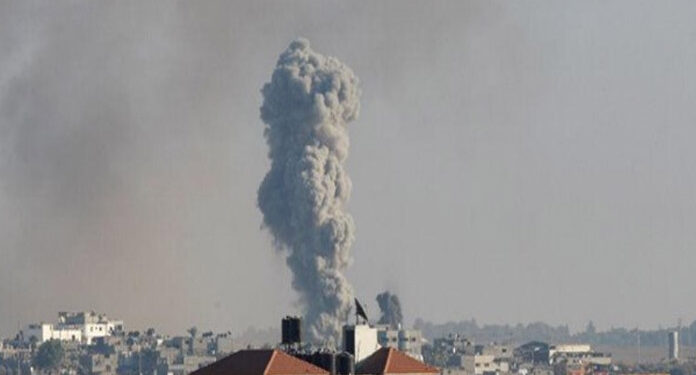 صیہونی فوج کی "غزہ” پر ایک بار پھر بمباری