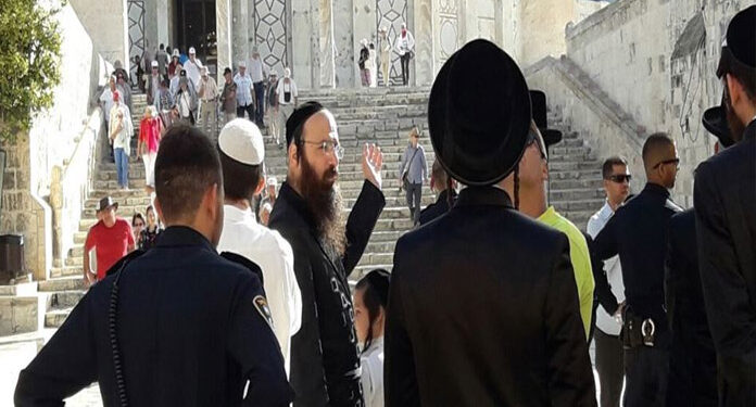 مذہبی جنونی آباد کاروں کا ایک مرتبہ پھر مسجد اقصی پر حملہ