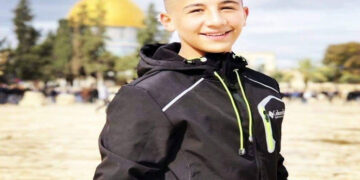 14 سالہ فلسطینی بچہ صہیونی جیل میں قید