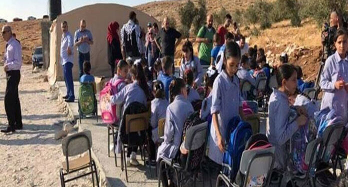 صیہونی فوج کا مسجد اور پرائمری اسکول مسمار کرنے کا فیصلہ