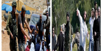 صیہونی آبادکاروں کا حملہ ، مزاحمت کاروں نے مار بھگایا 