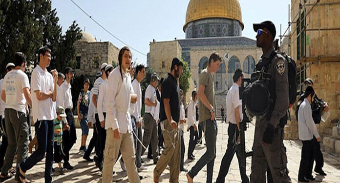 مقبوضہ بیت المقدس: مسجد اقصی پر صہیونی مذہبی جنونیوں کاایک بار پھر حملہ
