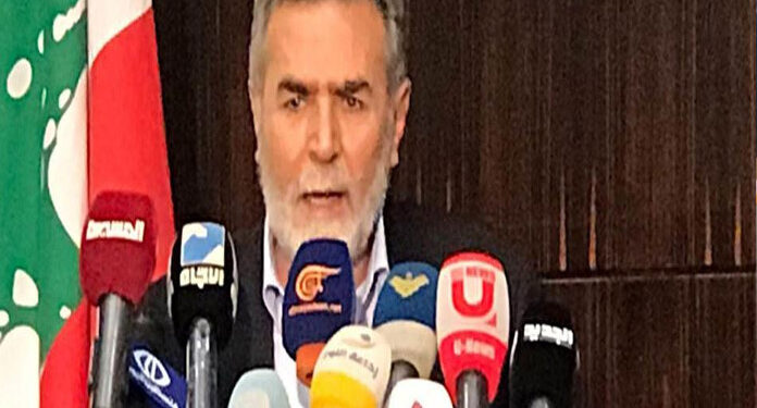 دفاع فلسطین کیلئے جامع اور مشترکہ سیاسی پروگرام کی ضرورت ہے، زیاد النخالہ