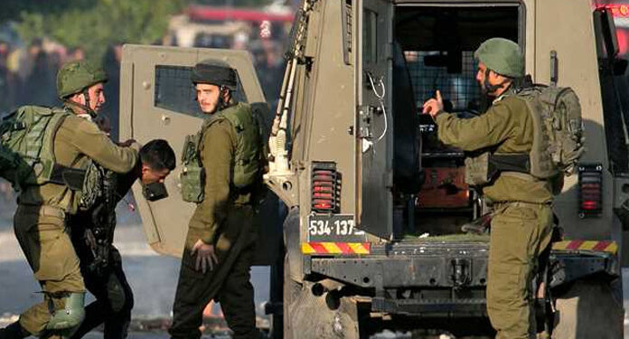 صیہونی فوج نے مزید 15 فلسطینیوں کو گرفتارکرلیا