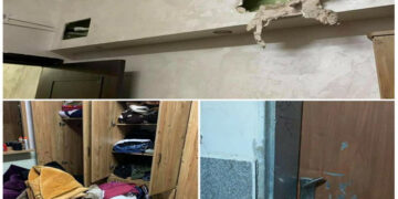 صہیونی فوج کا بیت المقدس میں فلسطینی کے گھر پر دھاوا