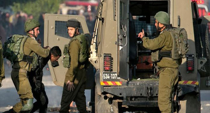 مغربی کنارے میں صہیونی فوجی کارروائی کے دوران متعدد فلسطینی شہری گرفتار