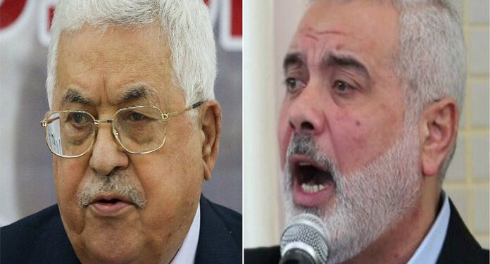 فلسطینی صدر محمود عباس اور اسماعیل ھنیہ کے درمیان ٹیلی فونک رابطہ