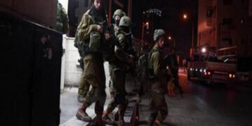 Palestinian-arrested-Zionist-army