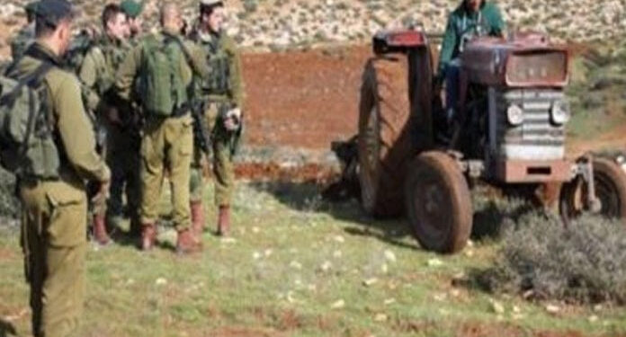 Israeli military-Zionist-Palestinian land