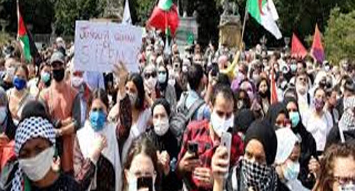 فلسطینی مظاہرین پر صہیونی فوجی تشدد، درجنوں افراد گرفتار، متعدد زخمی