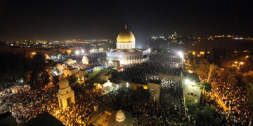 شب معراج پر 50 ہزار فلسطینیوں کی مسجد اقصیٰ میں ‌عبادت