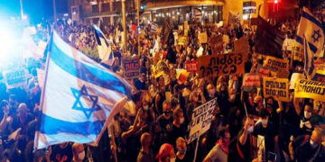 نیتن یاھو کے خلاف صیہونی آبادکاروں کے مظاہرے جاری