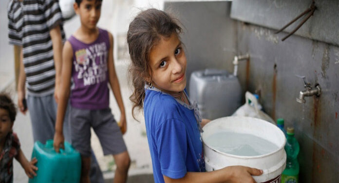 غزہ: 4.3 فیصد گھروں کو صاف پانی تک رسائی حاصل ہے