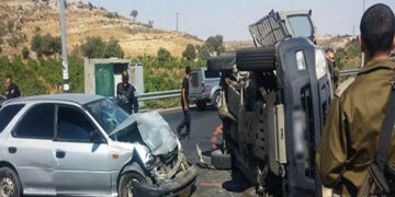 فلسطینی کار سوار نے صیہونی فوجی کو کچل دیا