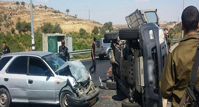 فلسطینی کار سوار نے صیہونی فوجی کو کچل دیا