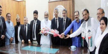 وکلاء برادری فلسطین کاز کیلئے جد وجہد جاری رکھے گی، کراچی بار ایسوسی ایشن