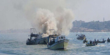 غزہ کے سمندر میں دھماکہ، تین فلسطینی ماہی گیر شہید