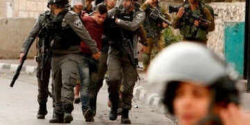 Zionist army-kidnap-Palestinian