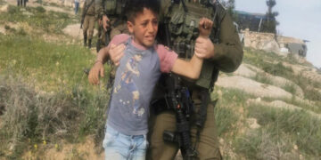 Zionist-army-detained-Palestinian-children