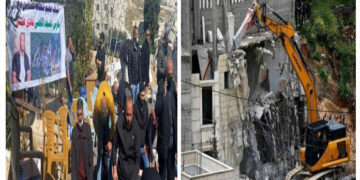 صہیونی فوج نے فلسطینی کا گھر  مسمار کر نے کے بعد عارضی خیمہ بھی تباہ کر دیا