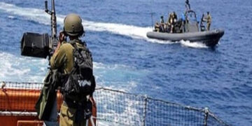 Israeli-navy-targeted-Palestinian-fishing-boats-sailing-Gaza-city