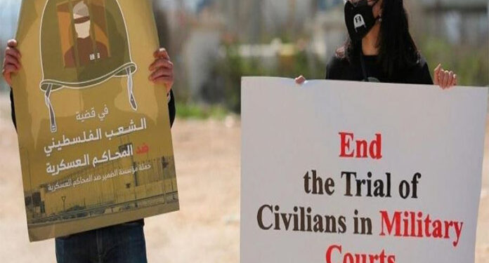 عدالتوں میں فلسطینی قیدیوں پر جھوٹے مقدموں کی روک تھا م کی مہم کا آغاز