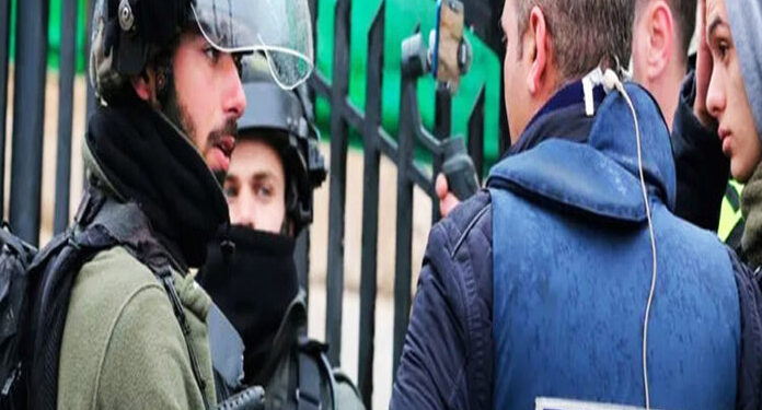 صہیونی فوج کے ہاتھوں فلسطینی صحافی اغوا
