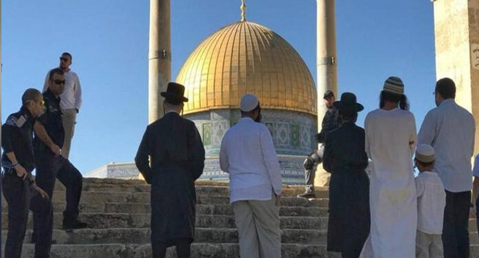 صہیونی آباد کاروں کا قبلہ اول پر دھاوا