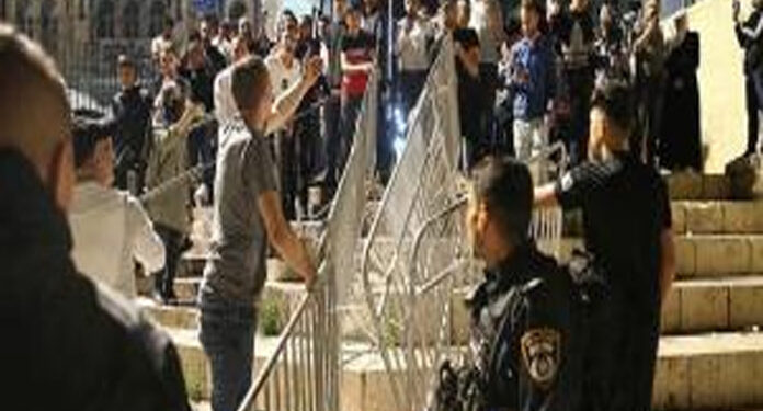 مقبوضہ بیت المقدس: صیہونی فوج اور فلسطینیوں کے درمیان ایک بار پھر جھڑپیں
