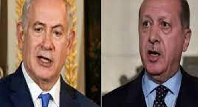ترکی اسرائیل مخالف دشمن ملکوں کی معاونت  کر رہا ہے، اسرائیلی ذرائع ابلاغ