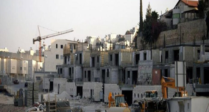 القدس میں 2540 غیر قانونی آبادکاری یونٹوں کی تعمیر کی منظوری