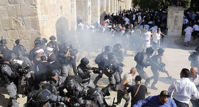 اردن کی قبلہ اول میں صیہونی فوج  کے دھاوے اور روزہ داروں پر تشدد کی مذمت