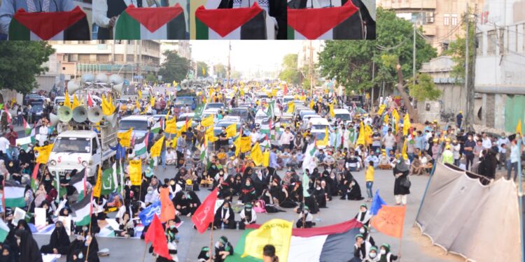 تحریک آزادی القدس پاکستان کی جانب سے آزادی قبلہ اول ریلی کا انعقاد