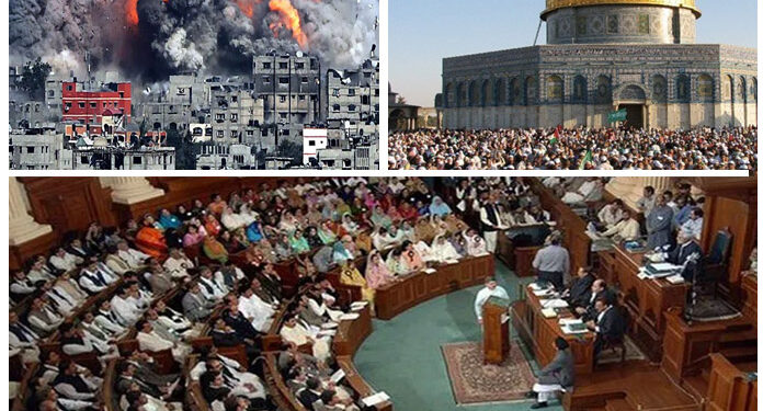 کے پی کے اسمبلی: فلسطینیوں پراسرائیلی مظالم کے خلاف قرارداد منظور