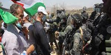  صہیونی فوج کی فلسطینی مظاہرین پر فائرنگ