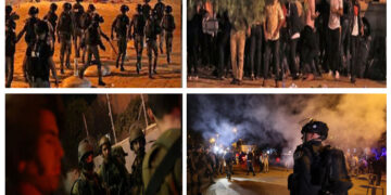 قبلہ اول پر قابض فوج کی بدترین آنسو گیس شیلنگ، متعدد فلسطینی بے ہوش