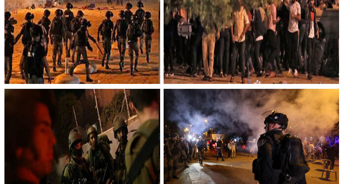 قبلہ اول پر قابض فوج کی بدترین آنسو گیس شیلنگ، متعدد فلسطینی بے ہوش