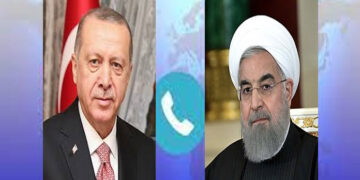 مسئلہ فلسطین، ترک و ایرانی صدور کا ٹیلی فونک رابطہ
